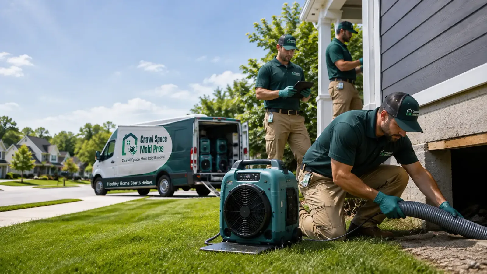 Crawl Space Mold Removal in Lennox, SD